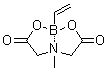 structure of CAS# 1104636-73-8, 2-Ethenyl-6-methyl-1,3,6,2-dioxazaborocane-4,8-dione