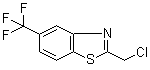 5-(Trifluoromethyl)-2-(chloromethyl)benzothiazole molecular structure (CAS 110704-50-2)