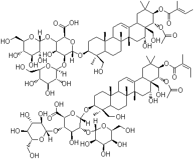 beta-七叶素分子结构 (CAS 11072-93-8)