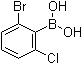 2-Bromo-6-chlorophenylboronic acid molecular structure (CAS 1107580-65-3)