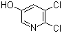 2,3-Dichloro-5-hydroxypyridine molecular structure (CAS 110860-92-9)