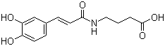 N-Caffeoyl-4-amino-n-butyric acid molecular structure (CAS 110882-10-5)