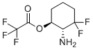 (1S,2R)-2-Amino-3,3-difluorocyclohexan-1-ol 2,2,2-trifluoroacetate molecular structure (CAS 1109284-52-7)