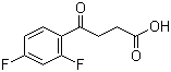 4-(2,4-Difluorophenyl)-4-oxobutanoic acid molecular structure (CAS 110931-77-6)