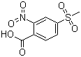 结构式 CAS# 110964-79-9, 2-硝基-4-甲砜基苯甲酸; 邻硝基对甲砜基苯甲酸
