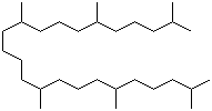 Squalane molecular structure (CAS 111-01-3)