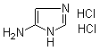 1H-Imidazol-5-amine hydrochloride molecular structure (CAS 111005-19-7)