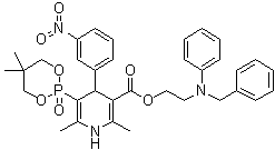 structure of CAS# 111011-63-3, Efonidipine;(±)-Efonidipine