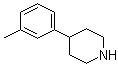 4-(3-Methylphenyl)piperidine molecular structure (CAS 111153-83-4)