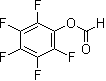 Pentafluorophenyl formate molecular structure (CAS 111333-97-2)