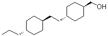 trans-4-[2-(trans-4-Propylcyclohexyl)ethyl]cyclohexanemethanol molecular structure (CAS 111336-09-5)