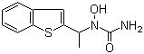 structure of CAS# 111406-87-2, Zileuton;1-(1-Benzothiophen-2-ylethyl)-1-hydroxy-urea