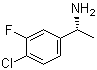 (S)-1-(4-Chloro-3-fluorophenyl)ethanamine molecular structure (CAS 1114559-11-3)