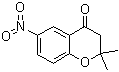 structure of CAS# 111478-49-0, 2,3-Dihydro-2,2-dimethyl-6-nitro-4H-1-benzopyran-4-one