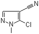 5-氯-1-甲基-1H-吡唑-4-甲腈分子结构 (CAS 111493-52-8)