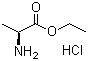 Ethyl L-alaninate hydrochloride molecular structure (CAS 1115-59-9)