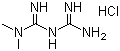structure of CAS# 1115-70-4, Metformin hydrochloride;1,1-Dimethylbiguanide hydrochloride