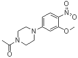 1-Acetyl-4-[3-(methyloxy)-4-nitrophenyl]piperazine molecular structure (CAS 1116229-11-8)