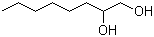 1,2-辛二醇分子结构 (CAS 1117-86-8)