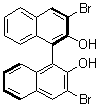 structure of CAS# 111795-43-8, (R)-3,3'-Dibromo-1,1'-bi-2-naphthol;(1R)-3,3'-Dibromo[1,1'-binaphthalene]-2,2'-diol