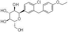 1,5-Anhydro-1-C-[4-chloro-3-[(4-ethoxyphenyl)methyl]phenyl]-D-glucitol molecular structure (CAS 1118566-45-2)
