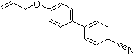 4-Cyano-4'-(2-propenyloxy)biphenyl molecular structure (CAS 111928-38-2)