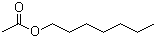 结构式 CAS# 112-06-1, 乙酸庚酯