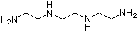 structure of CAS# 112-24-3, Triethylenetetramine;1,4,7,10-Tetraazadecane; 1,8-Diamino-3,6-diazaoctane; 3,6-Diazaoctane-1,8-diamine; N,N'-Bis(2-aminoethyl)-1,2-ethanediamine; Trientine