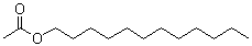 结构式 CAS# 112-66-3, 十二烷-1-基乙酸酯; 乙酸月桂酯