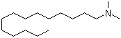 structure of CAS# 112-75-4, N,N-Dimethyltetradecylamine;1-(Dimethylamino)tetradecane; N,N-Dimethylmyristylamine