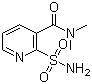structure of CAS# 112006-75-4, 2-Aminosulfonyl-N,N-dimethylnicotinamide;N,N-Dimethylnicotinamide-2-sulfonamide; 2-(Aminosulfonyl)-N,N-dimethyl-3-pyridinecarboxamide