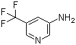 5-三氟甲基-3-氨基吡啶分子结构 (CAS 112110-07-3)