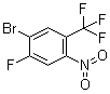 4-Bromo-5-fluoro-2-trifluoromethylnitrobenzene molecular structure (CAS 1121586-27-3)