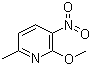 structure of CAS# 112163-03-8, 2-Methoxy-3-nitro-6-methylpyridine