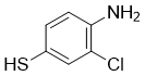 4-Amino-3-chlorobenzenethiol molecular structure (CAS 1122-40-3)