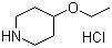4-乙氧基哌啶盐酸盐分子结构 (CAS 1122-87-8)