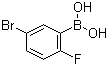 5-Bromo-2-fluorophenylboronic acid molecular structure (CAS 112204-57-6)