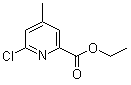 6-Chloro-4-methyl-2-pyridinecarboxylic acid ethyl ester molecular structure (CAS 1122090-50-9)