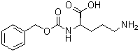 结构式 CAS# 112229-51-3, N2-苄氧羰基-D-鸟氨酸