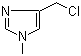 1-甲基-4-氯甲基咪唑分子结构 (CAS 112258-59-0)