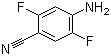 4-Amino-2,5-difluorobenzonitrile molecular structure (CAS 112279-61-5)