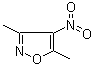 结构式 CAS# 1123-49-5, 3,5-二甲基-4-硝基异恶唑