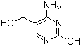 4-Amino-5-(hydroxymethyl)pyrimidin-2-ol molecular structure (CAS 1123-95-1)