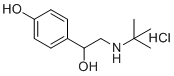 4-[2-(Tert-butylamino)-1-hydroxyethyl]phenol hydrochloride molecular structure (CAS 112337-52-7)