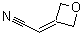 (Oxetan-3-ylidene)acetonitrile molecular structure (CAS 1123787-67-6)
