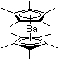 Bis(pentamethylcyclopentadienyl)barium  molecular structure (CAS 112379-49-4)
