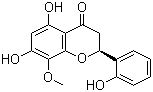 2',5,7-Trihydroxy-8-methoxyflavanone molecular structure (CAS 112408-71-6)