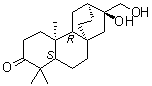 (5beta,8alpha,9beta,10alpha,12alpha)-16,17-Dihydroxyatisan-3-one molecular structure (CAS 112523-91-8)