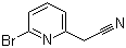 structure of CAS# 112575-11-8, (6-Bromopyridin-2-yl)acetonitrile