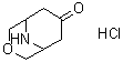 3-Oxa-9-azabicyclo[3.3.1]nonan-7-one hydrochloride (1:1) molecular structure (CAS 1126795-00-3)
